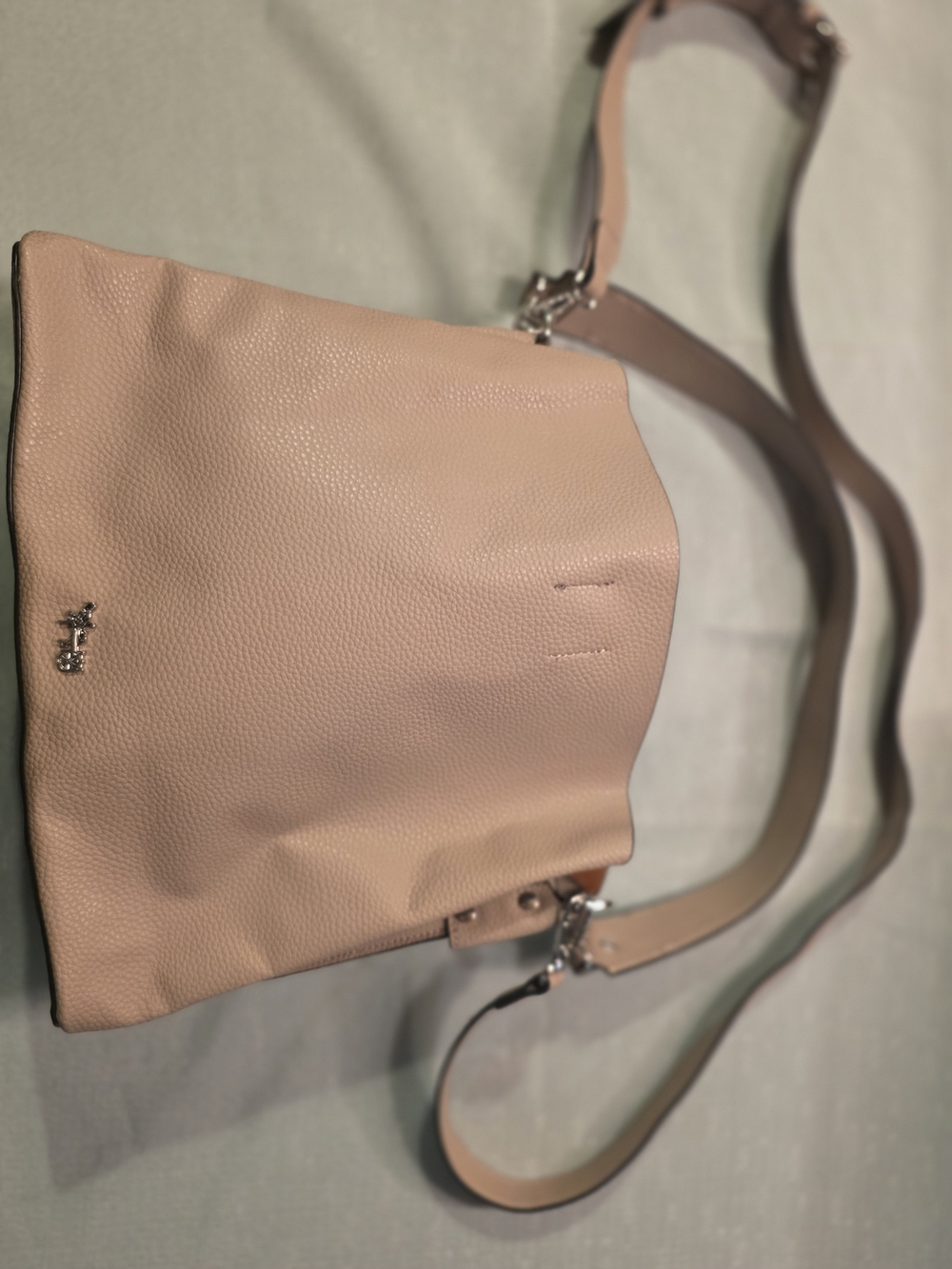Coach Pebbled Leather Crossbody Bag in Blush